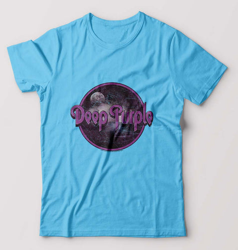 Deep Purple T-Shirt for Men-Light Blue-Ektarfa.online