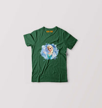 Load image into Gallery viewer, Frozen Elsa Kids T-Shirt for Boy/Girl-Dark Green-Ektarfa.online

