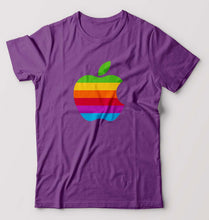 Load image into Gallery viewer, Apple T-Shirt for Men-Purple-Ektarfa.online
