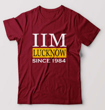 Load image into Gallery viewer, IIM Lucknow T-Shirt for Men-Maroon-Ektarfa.online
