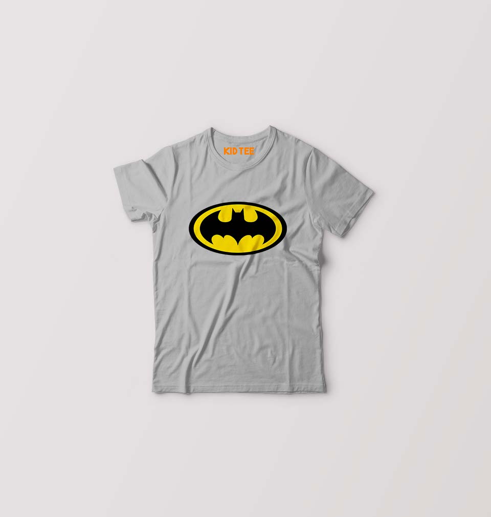 Batman Kids T-Shirt for Boy/Girl-Grey-Ektarfa.online