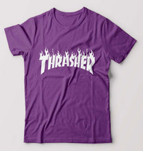 Load image into Gallery viewer, Thrasher T-Shirt for Men-Purple-Ektarfa.online
