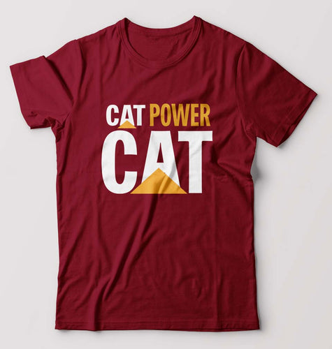 Cat Power T-Shirt for Men-Maroon-Ektarfa.online