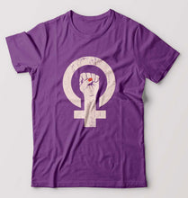 Load image into Gallery viewer, Feminist T-Shirt for Men-Purple-Ektarfa.online
