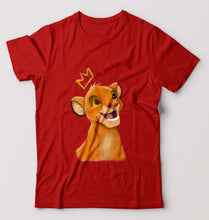 Load image into Gallery viewer, Lion King Simba T-Shirt for Men-RED-Ektarfa.online
