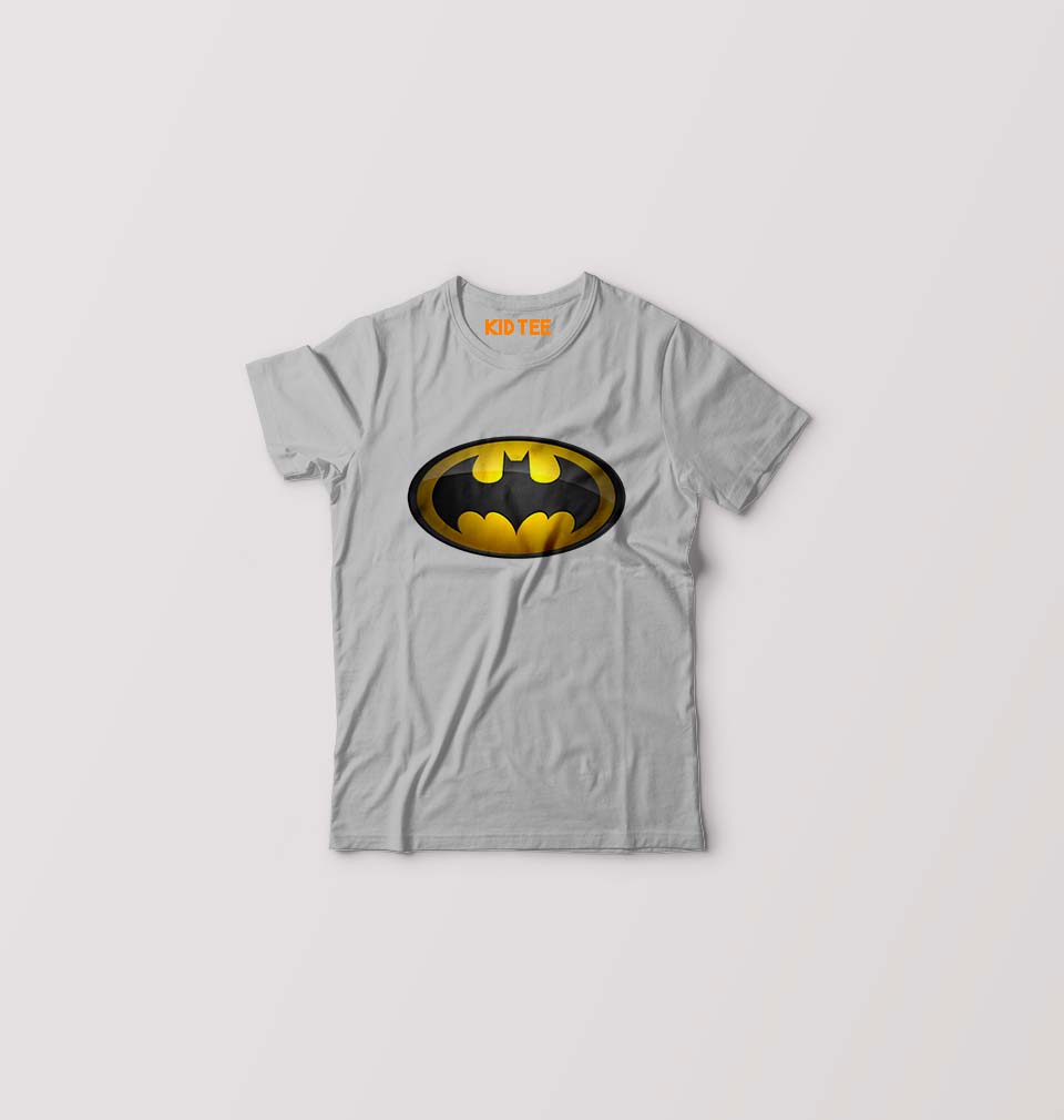 Batman Kids T-Shirt for Boy/Girl-Grey-Ektarfa.online
