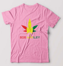 Load image into Gallery viewer, Bob Marley Weed T-Shirt for Men-Light baby pink-Ektarfa.online
