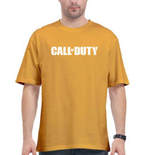 Load image into Gallery viewer, Call of Duty Oversized T-Shirt for Men-Golden Yellow-Ektarfa.online
