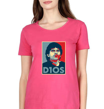 Load image into Gallery viewer, Diego Maradona T-Shirt for Women-Pink-Ektarfa.online
