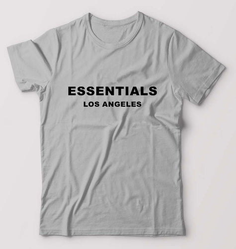 Essentials T-Shirt for Men-Grey Melange-Ektarfa.online