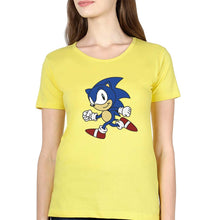 Load image into Gallery viewer, Sonic T-Shirt for Women-Yellow-Ektarfa.online
