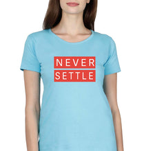 Load image into Gallery viewer, OnePlus T-Shirt for Women-Light Blue-Ektarfa.online
