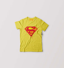 Load image into Gallery viewer, Superman Kids T-Shirt for Boy/Girl-Mustard Yellow-Ektarfa.online
