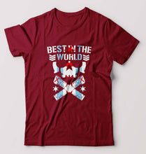 Load image into Gallery viewer, CM Punk T-Shirt for Men-Maroon-Ektarfa.online
