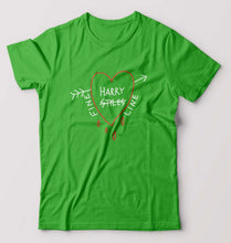 Load image into Gallery viewer, Harry Styles T-Shirt for Men-S(38 Inches)-flag green-Ektarfa.online

