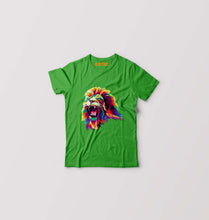 Load image into Gallery viewer, Lion T-Shirt for Boy/Girl-Flag Green-Ektarfa.online
