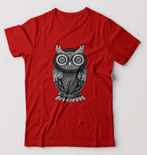 Load image into Gallery viewer, Owl T-Shirt for Men-Red-Ektarfa.online
