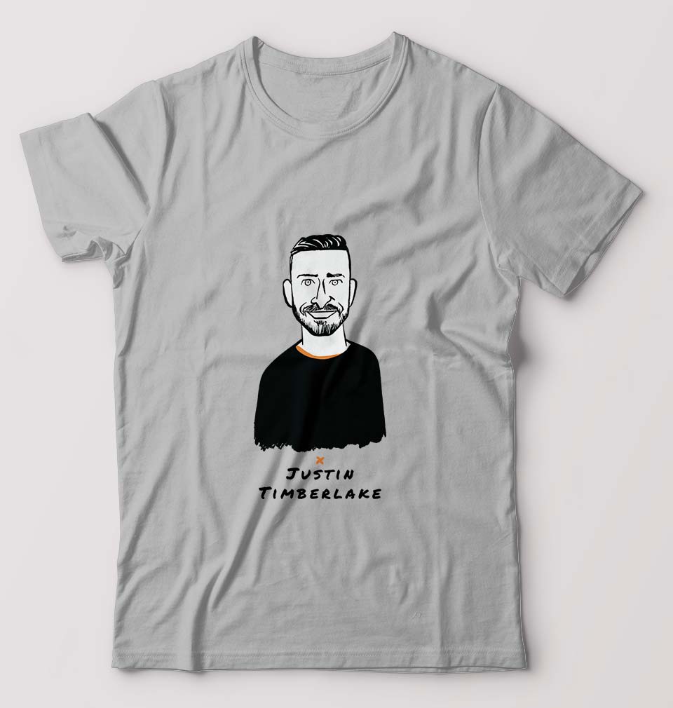Justin Timberlake T-Shirt for Men-Grey Melange-Ektarfa.online