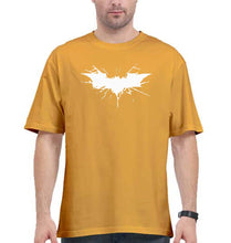 Load image into Gallery viewer, Batman Superhero Oversized T-Shirt for Men-Golden Yellow-Ektarfa.online
