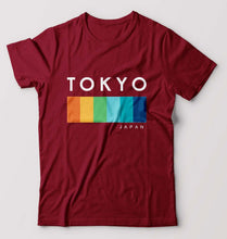 Load image into Gallery viewer, Tokyo Japan T-Shirt for Men-Maroon-Ektarfa.online
