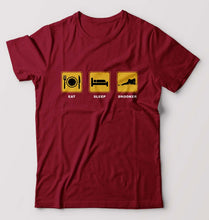 Load image into Gallery viewer, Snooker T-Shirt for Men-Maroon-Ektarfa.online

