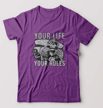 Load image into Gallery viewer, Skull T-Shirt for Men-Purple-Ektarfa.online
