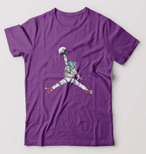 Load image into Gallery viewer, Jorden Space Dunk T-Shirt for Men-Purple-Ektarfa.online
