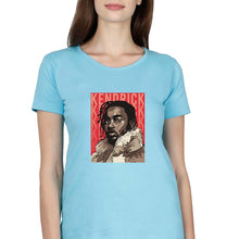 Load image into Gallery viewer, Kendrick Lamar T-Shirt for Women-Light Blue-Ektarfa.online
