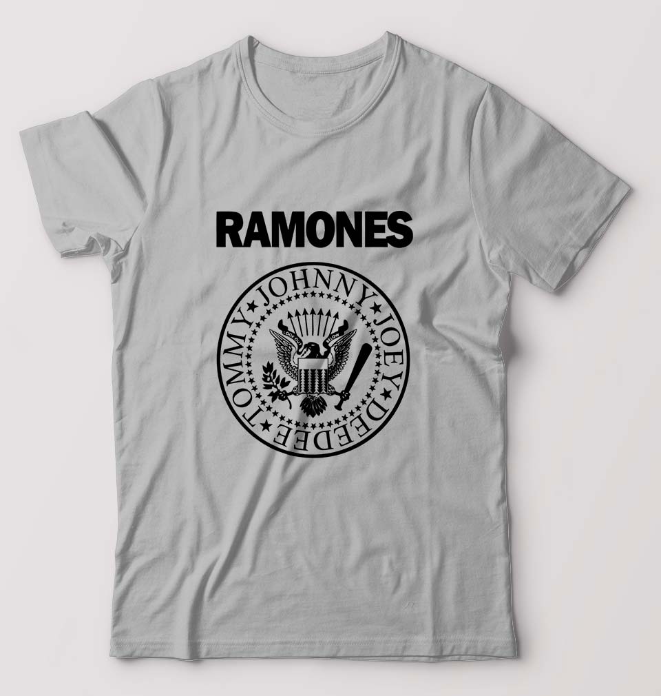 Ramones T-Shirt for Men-Grey Melange-Ektarfa.online