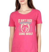 Load image into Gallery viewer, Wolf T-Shirt for Women-Pink-Ektarfa.online
