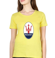 Load image into Gallery viewer, Maserati T-Shirt for Women-Yellow-Ektarfa.online

