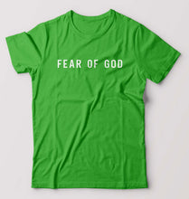 Load image into Gallery viewer, Fear of God T-Shirt for Men-flag green-Ektarfa.online
