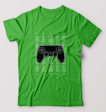 Load image into Gallery viewer, Geek Gamer T-Shirt for Men-Flag Green-Ektarfa.online
