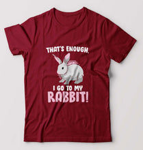 Load image into Gallery viewer, Rabbit Bunny T-Shirt for Men-Maroon-Ektarfa.online
