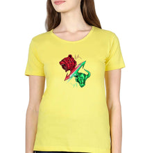 Load image into Gallery viewer, Share Market(Stock Market) T-Shirt for Women-Yellow-Ektarfa.online
