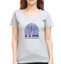 Load image into Gallery viewer, IIM Ahmedabad T-Shirt for Women-Grey-Ektarfa.online
