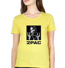 Load image into Gallery viewer, Tupac 2Pac T-Shirt for Women-Mustard Yellow-Ektarfa.online
