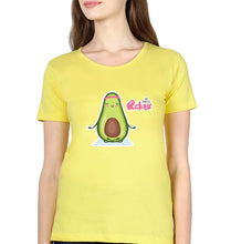 Load image into Gallery viewer, Avocado Relax T-Shirt for Women-Yellow-Ektarfa.online
