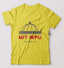 Load image into Gallery viewer, MIT World Peace University T-Shirt for Men-Yellow-Ektarfa.online
