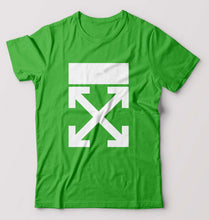 Load image into Gallery viewer, Off-white T-Shirt for Men-Flag Green-Ektarfa.online

