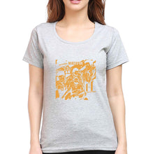 Load image into Gallery viewer, Mirzapur T-Shirt for Women-Grey Melange-Ektarfa.online
