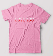 Load image into Gallery viewer, Fuck-Love You T-Shirt for Men-Light Baby Pink-Ektarfa.online
