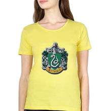 Load image into Gallery viewer, Slytherin Harry Potter T-Shirt for Women-Yellow-Ektarfa.online

