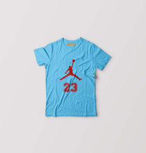 Load image into Gallery viewer, Michael Jordan Kids T-Shirt for Boy/Girl-Light Blue-Ektarfa.online
