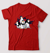 Load image into Gallery viewer, Penguins of Madagascar T-Shirt for Men-Red-Ektarfa.online
