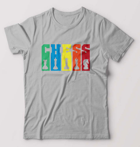 Chess T-Shirt for Men-Grey Melange-Ektarfa.online