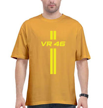 Load image into Gallery viewer, Valentino Rossi(VR 46) Oversized T-Shirt for Men-Golden Yellow-Ektarfa.online
