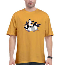 Load image into Gallery viewer, Penguins of Madagascar Oversized T-Shirt for Men-Golden Yellow-Ektarfa.online
