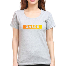 Load image into Gallery viewer, Gabru T-Shirt for Women-Grey Melange-Ektarfa.online
