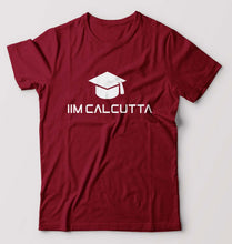 Load image into Gallery viewer, IIM C Calcutta T-Shirt for Men-Maroon-Ektarfa.online
